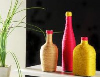 Botellas en Fique